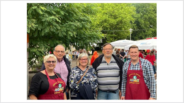 v.l.n.r. Edith Quinten, Stefan Schmitt, Dagmar Heib, Bernd Moritz und Christian Finkler